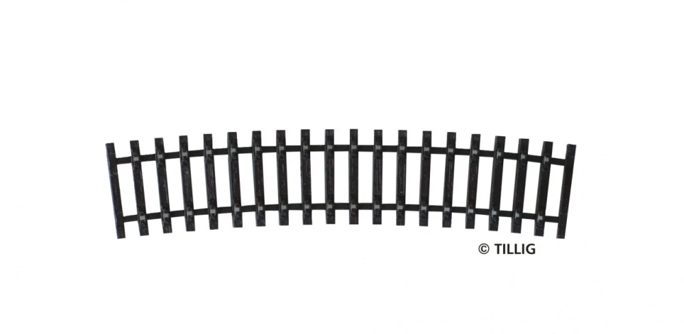 R32 - obloukový pražcový pás R 396 mm/ 15°