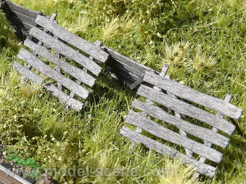 Model Scene Dřevěné zásněžky TT