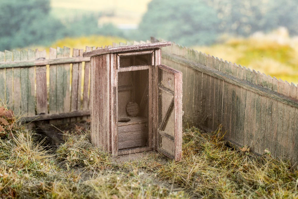 Model Scene Kadibudka stavebnice TT