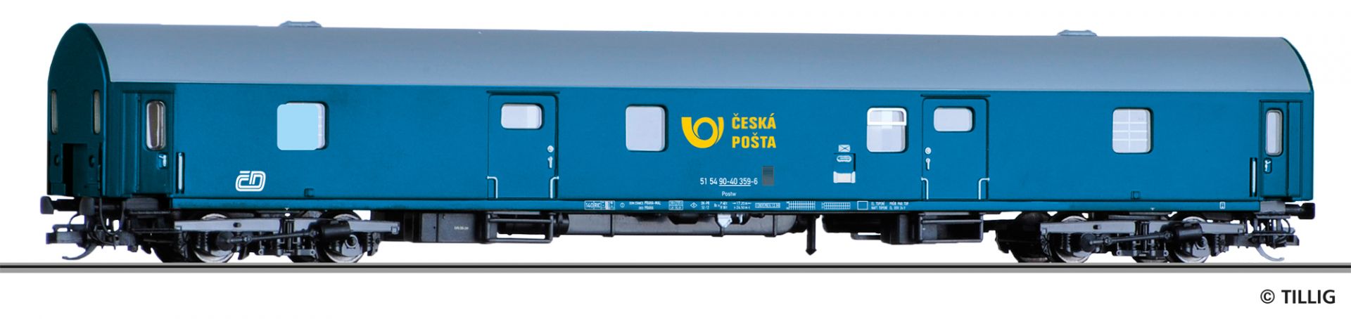 Poštovní vůz DFsa  ČD