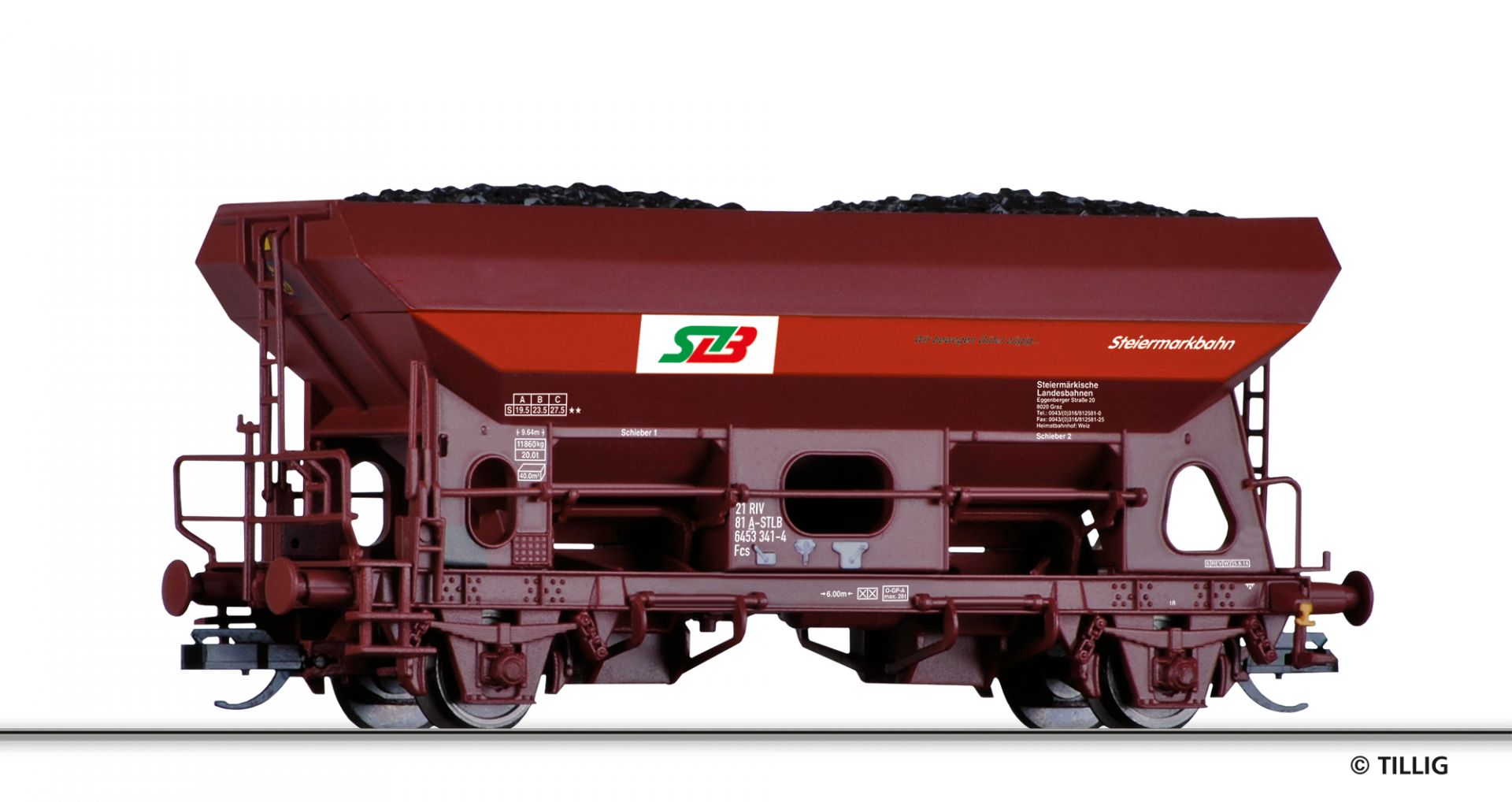 Samovýsypný vůz Fcs 