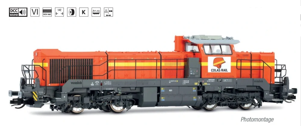 Lokomotiva DE18 Vossloh Colas Rail