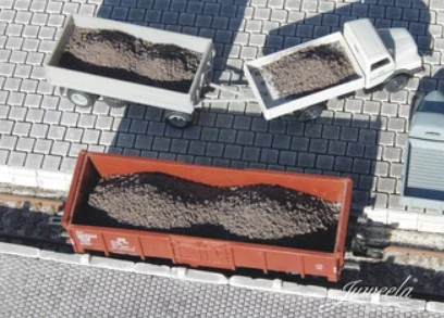 Juweela Hnědé uhlí 0,6-0,8 mm  VOLNÉ  ČERNO-HNĚDÁ/MATNÁ 50g