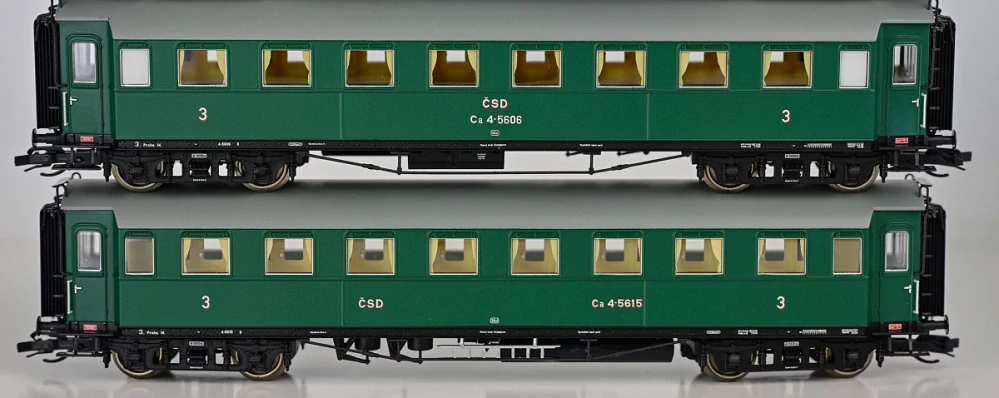 Set osobních vozů Ca ČSD H0