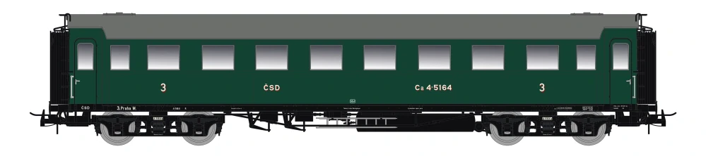 Osobní vůz Ca 4-5164 ČSD Bez Osvětlení Saxonia 87189