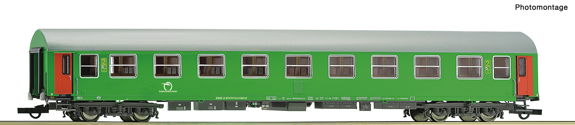 Vůz 2.třídy H0 ZSSK 6200232