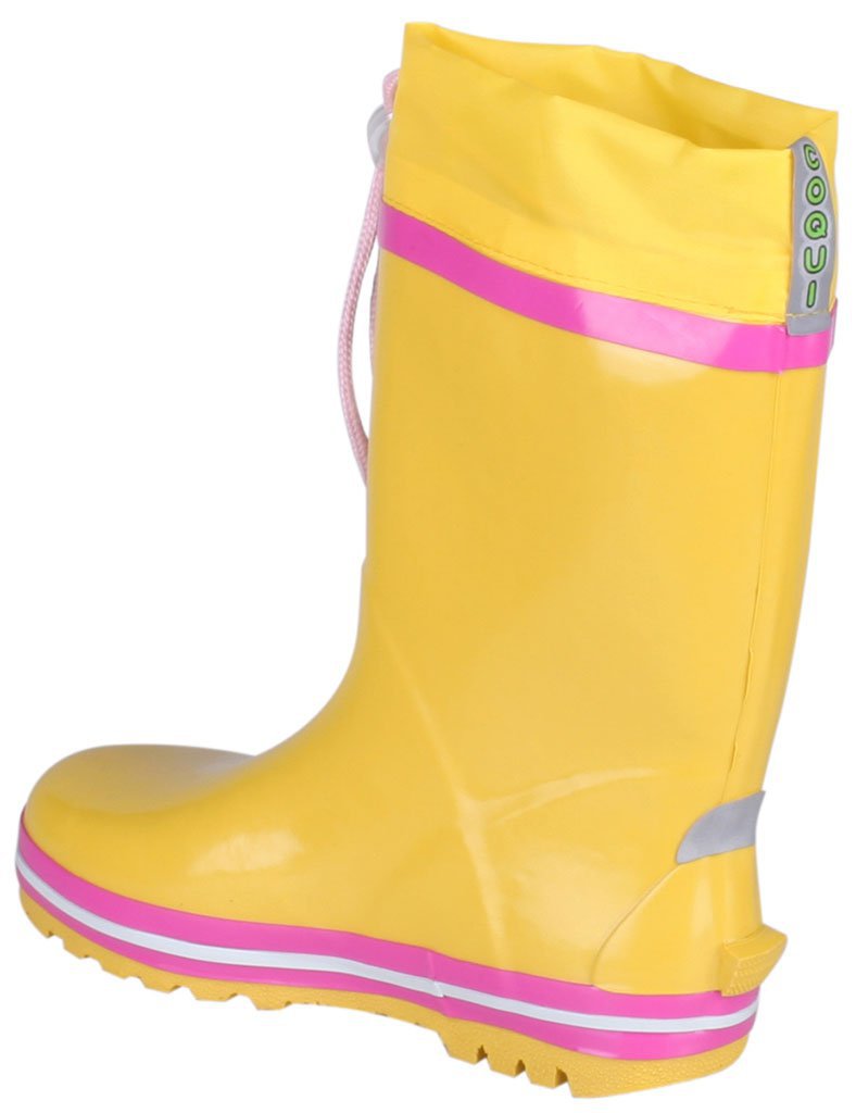 Coqui 8572 holinky žlutá/fuchsia