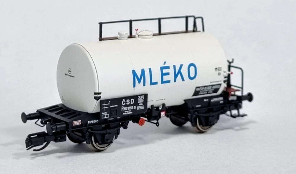 Kotlový vůz MLÉKO ČSD