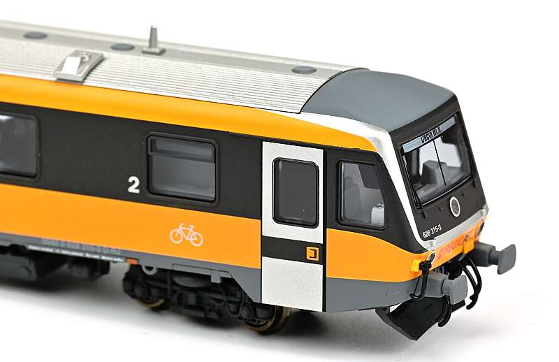 Motorová jednotka 628.315-3 RegioJet DCC