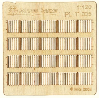 Model Scene Plaňkový plot silnější