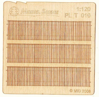 Model Scene Prkenná ohrada pravidelná