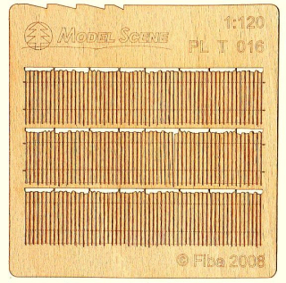 Model Scene Prkenná ohrada nepravidelný řez I.