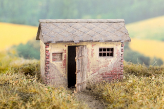 Model Scene Kozí chlívek stavebnice TT