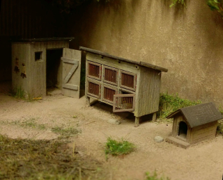 Model Scene Venkovský dvorek TT