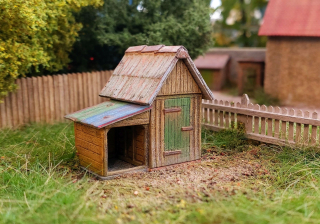 Model Scene Zahradní domek s přístavkem TT