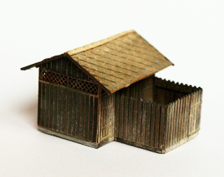 Model Scene Drážní WC stavebnice TT