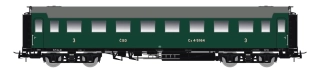 Osobní vůz Ca 4-5164 ČSD S osvětlením Saxonia 87190