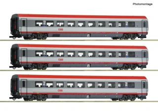 Set tří osobních vozů 2 třídy ÖBB H0