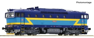 Diesel lokomotiva 754 077-6 ČD H0 DCC-S
